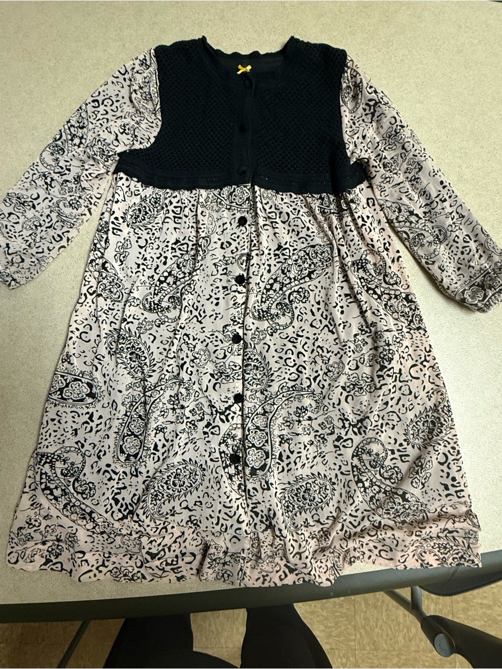 Kidichic Girls Mixed Layered Dress Size 10
